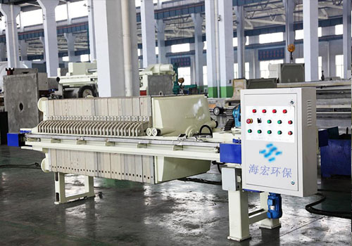 Hydraulic automatic filter press