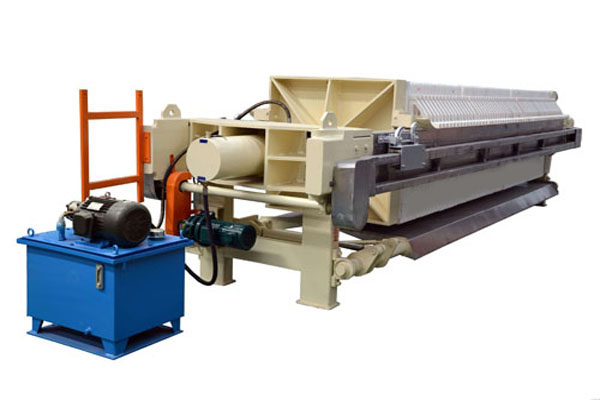 Automatic washing diaphragm filter press